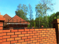 Навершие на забор арочного типа