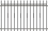 Эскиз кованных заборов арт 03