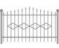 Сварной забор арт 22