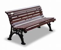 Скамейка садовая Ажурная без подлокотников