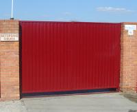 Ворота из профнастила ВП-02, ширина 4м