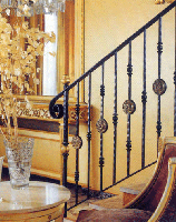 Сварные перила с итальянскими балясинами