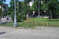 Газонное ограждение в парках и скверах