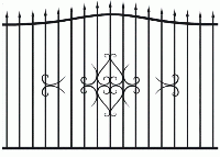 Эскиз кованных заборов арт 22