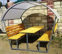 Комбинированная беседка