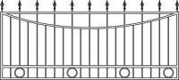 Сварной забор арт 40